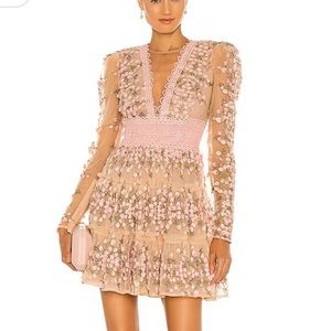 Bronx and Banco Megan Mini Dress Rose